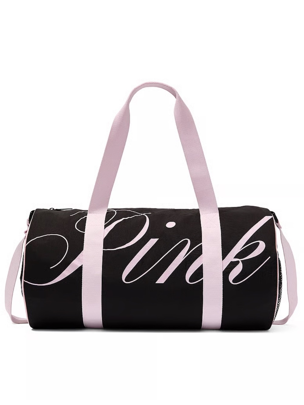 PINK Victoria’s Secret Black & Pink Weekender Duffel Bag / Travel Bag